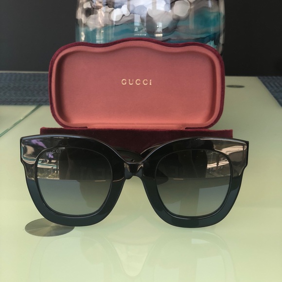 gucci 49mm cat eye sunglasses